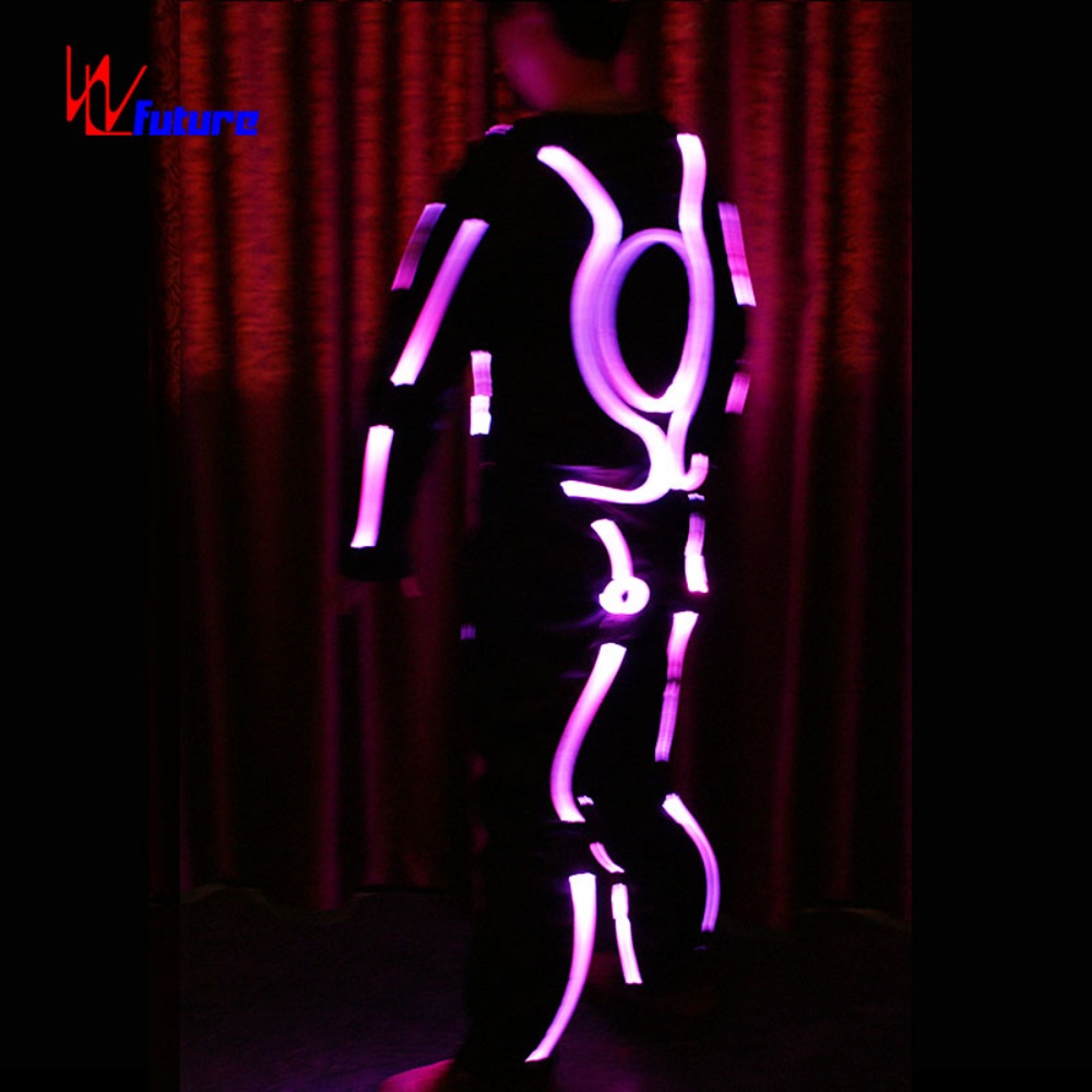 Full-color light-emitting fiber optic jumpsuit
