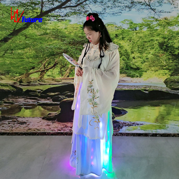 Luminous clothing collides with traditional clothing