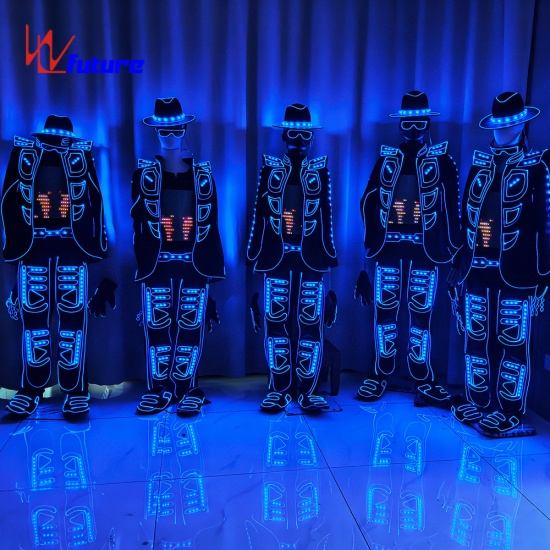 Optical fiber LED light-emitting display screen clothing