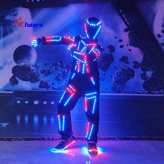 Future Creative LED Illuminated Fluorescent Dancing Costume
