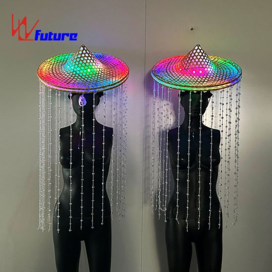 Dazzling luminous hat-Beads