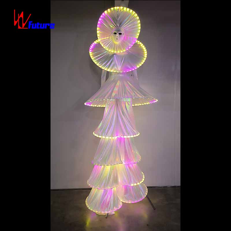 LED lighting fashion personality stilt clothing