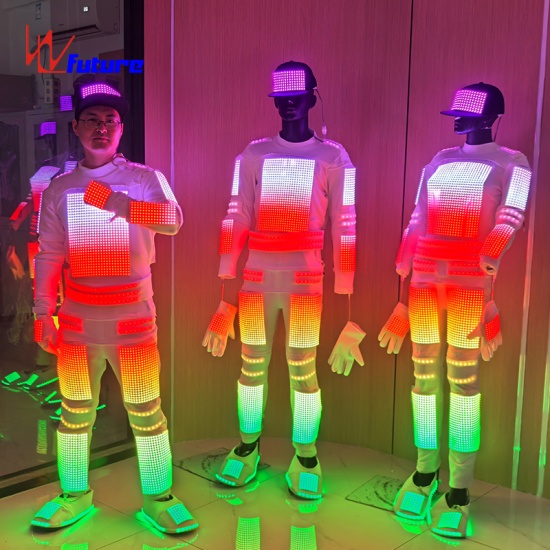 LED像素显示屏团体舞台表演发光服