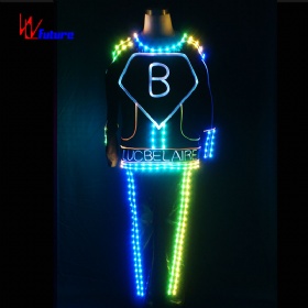 Future stage performances full color wirelessly controlled programmable roleplay costume logo custom WL-125