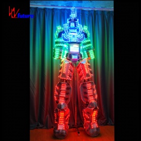 Future LED robot clothing LED clothing Stilt walker clothing LED display WL-139