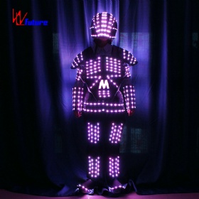 Full color change led robot costume,custom robot led,DMX 512 wireless controlled led robot suit WL-159
