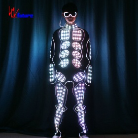 Future full-color light-emitting clothing LED clothes handsome glasses muscular man stage performance clothing WL-163