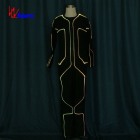 Future color change luminescent clothing stage performance fiber clothing line outline performance clothing WL-165