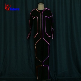 Future color change luminescent clothing stage performance fiber clothing line outline performance clothing WL-165
