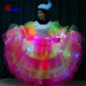 Future custom light skirt Brazilian hot dance event grand display skirt WL-173