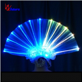 未来定制款发光扇形头饰全彩变色发光道具帽子女款饰品WL-175