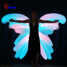 未来幻彩变色发光翅膀充气蝴蝶翅膀伊西斯天使发光翅膀道具WL-185