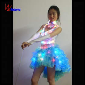Future LED light show fluffy Mini rabbit skirt WL-05