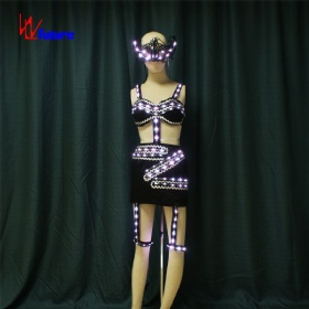 Future magic color color LED light clothes sexy underwear shorts women mysterious mask party activities props WL-188