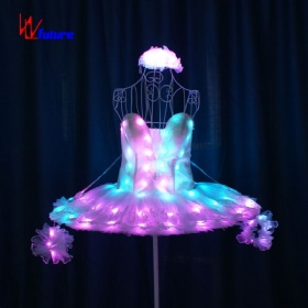 Remote control tutu lead skirt Girl skirt glow party ballet skirt Halloween dance costume