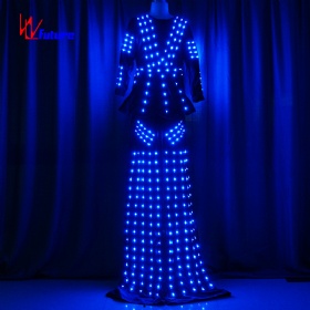 Future wireless programming controller light emitting clothing LED stilt robot clothing WL-210