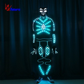 Future full color LED luminous costume smiley face clown stage performance Luminous costume WL-217