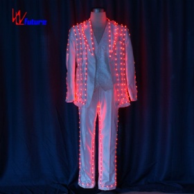 未来全彩发光服装舞台歌手西装LED发光服装WL-303