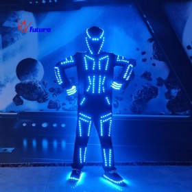 Future full color luminous clothing handsome super time warrior stage performance LED clothing WL-247