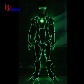 Hot!!! Future wireless programming control luminescent clothing Future Warrior Optical fiber performance suit WL-255