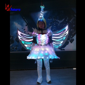 Future customized LED clothing White Crane fairy costume animal acting clothing WL-256