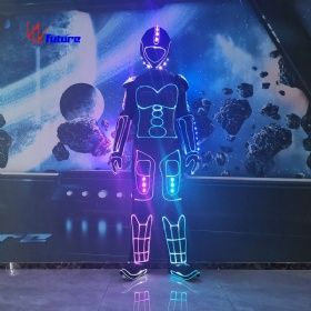 Future LED light-emitting robotic clothing Space Explorer Fiber light-emitting clothing WL-269
