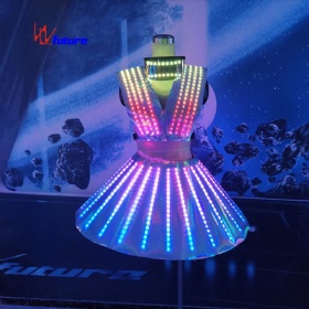 The future LED phantom light clothing sparkles the fashion skirt WL-274