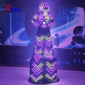 Full color LED robotic dance costume programmable astronaut luminescent costume WL-276