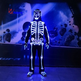 Halloween Skeleton glow suit