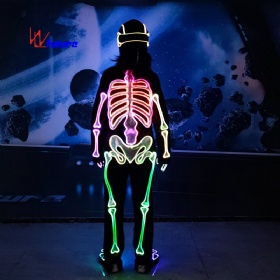 Halloween Skeleton glow suit