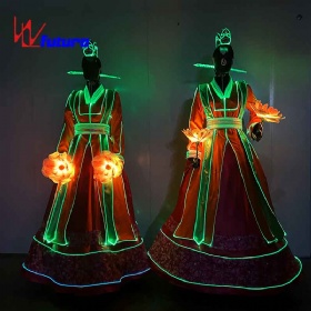 Optical fiber light Korean ethnic costume stage performance