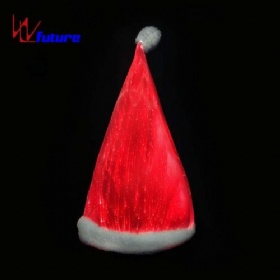 Bright fluorescent Christmas hat with long-lasting glow