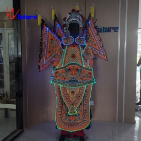 Optical fiber light opera costume