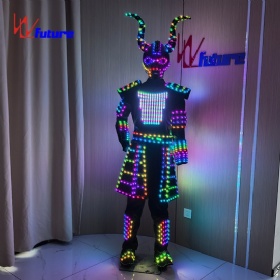 LED light horn stage costume