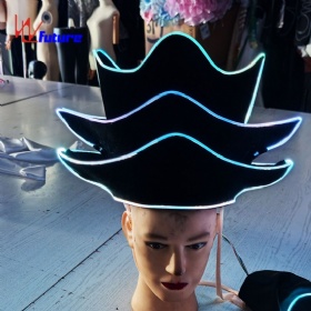 Optical fiber light-emitting cap
