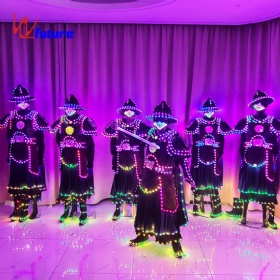 Led-illuminated Chinese general's armor