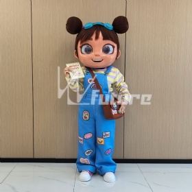 Cute girl three-dimensional doll costume