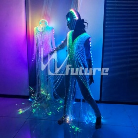 Fiber optic LED light-up ballet costume