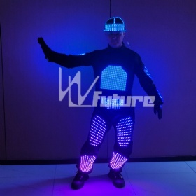 LED illuminated display clothing
