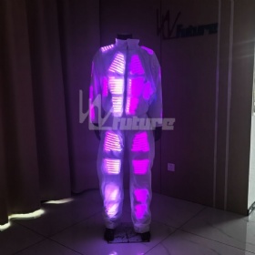 LED pixel display light-up clothing
