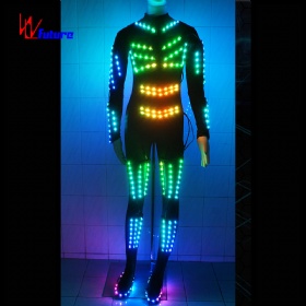 全彩变色无线编程机器人发光服装WL-69