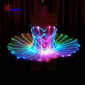 Performing in fiber optic dress ballet dress tutu sheath dress WL-75