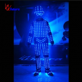 Hot!!! Programmable controller LED luminous dance costume LED performance wear hip hop dance costume WL-106